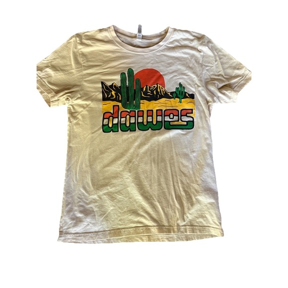 Bella + Canvas Other - 2019 Dawes Band Tour Shirt Cactus Sun Passwords Concert Graphic Tee M